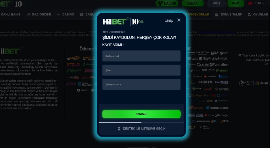 Kumar siteleri – Oynamaya nasıl başlanır
